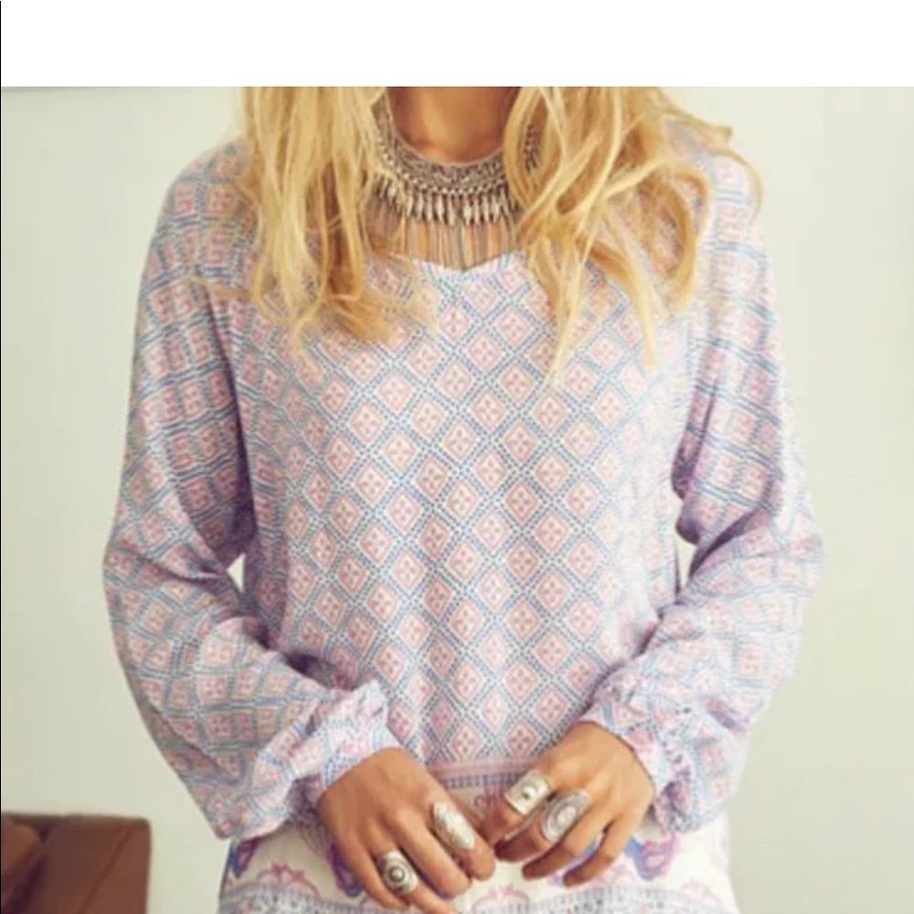 House of Skye Island Muse Blouse Top S/M NWT